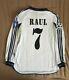 Real Madrid Zidane Raul Figo Retro Jersey Shirt 2001 Camiseta Rare Ronaldo