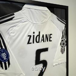 Real Madrid Zinedine Zidane Jersey Framed, Zinedine Zidane Shirt Framed