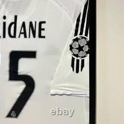Real Madrid Zinedine Zidane Jersey Framed, Zinedine Zidane Shirt Framed