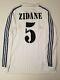 Real Madrid Zinedine Zidane Size L, Retro/Vintage Jersey