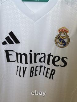 Real Madrid adidas 2024/25 Home Replica Long Sleeve Jersey White