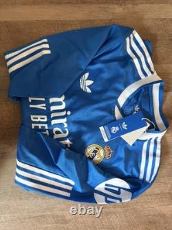 Real Madrid adidas 2025/26 Third Authentic Long Sleeve Jersey SizeM