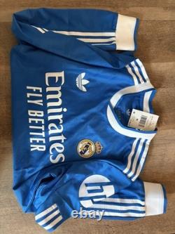 Real Madrid adidas 2025/26 Third Authentic Long Sleeve Jersey SizeM