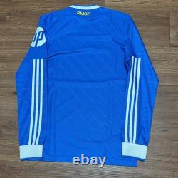 Real Madrid adidas 2025/26 Third Authentic Long Sleeve Jersey Size Small