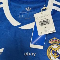 Real Madrid adidas 2025/26 Third Authentic Long Sleeve Jersey Size Small