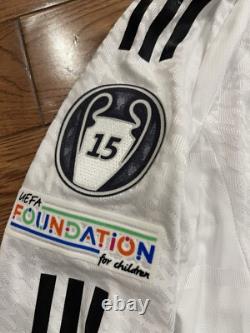 Real Madrid adidas Home Shirt 2024-25 Long Sleeve with Mbappé 9 print SIZE M