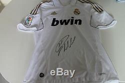 Real Madrid -cristiano Ronaldo Hand Signed Jersey Unframed Full Length Auto