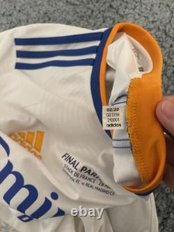 Real Madrid jersey 21/22 Home Adidas Men's Medium UCL Final Benzema GQ1359