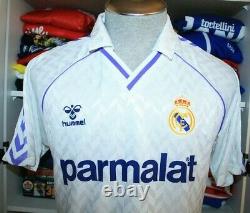 Real Madrid jersey, Hummel, 1986-87, Hugo Sanchez, Vintage, Perfect condition