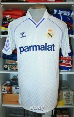 Real Madrid jersey, Hummel, 1986-87, Hugo Sanchez, Vintage, Perfect condition