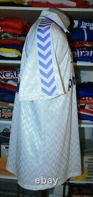 Real Madrid jersey, Hummel, 1986-87, Hugo Sanchez, Vintage, Perfect condition
