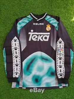 Real madrid 1996 1997 goalkeeper shirt jersey camiseta teka portero illgner
