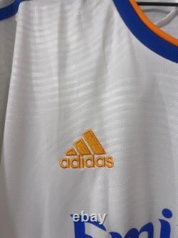 Real madrid 2021-22 home authentic bnwt soccer football jersey size 2xl adidas