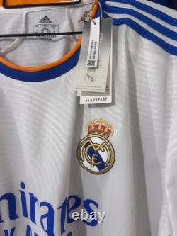 Real madrid 2021-22 home authentic bnwt soccer football jersey size 2xl adidas