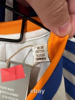 Real madrid 2021-22 home authentic bnwt soccer football jersey size 2xl adidas