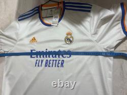 Real madrid 2021-22 home authentic bnwt soccer football jersey size 2xl adidas
