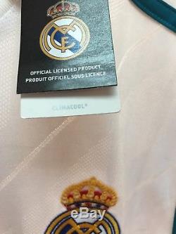Real madrid jersey home kit 2017 2018 ronaldo Size L champions league patches