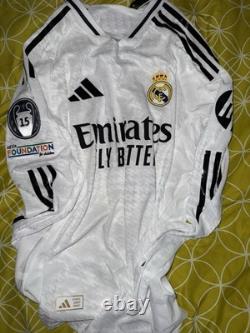 Real madrid player jersey 24/25 long sleeve mbappe