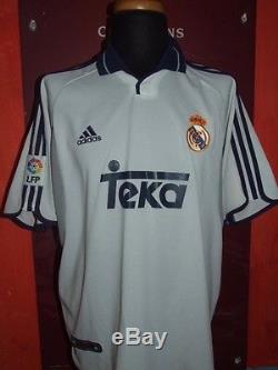 Redondo Real Madrid 2000/2001 Maglia Shirt Calcio Football Maillot Jersey Soccer