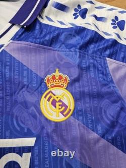 Retro Real Madrid 1996-97 Away Jersey Purple Kelme Men's L