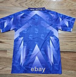 Retro Real Madrid 1996-97 Away Jersey Purple Kelme Men's L