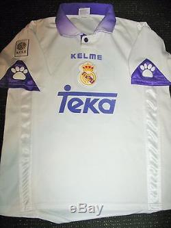 Roberto Carlos Real Madrid Kelme 1997 1998 Jersey PLAYER ISSUE Camiseta Shirt M