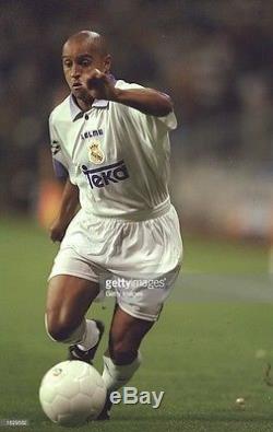 Roberto Carlos Real Madrid Kelme 1997 1998 Jersey PLAYER ISSUE Camiseta Shirt M