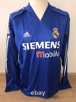 Roberto Carlos Real Madrid Match Worn shirt Liga 04/05 Brasil jersey Camiseta