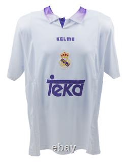 Roberto Carlos Signed Real Madrid Home Soccer Jersey #3 Beckett COA