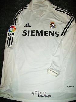 Robinho Real Madrid Match Worn Jersey 2005 2006 Shirt Camiseta Maglia Brazil L