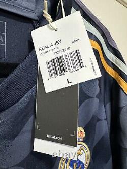 Rodrygo #11 Mens LARGE Adidas Real Madrid Away Jersey Champions League Fan