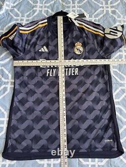 Rodrygo #11 Mens LARGE Adidas Real Madrid Away Jersey Champions League Fan