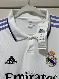 Rodrygo #21 Mens MEDIUM Real Madrid Adidas Home Jersey La Liga