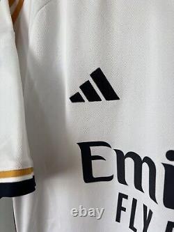 Rodrygo Real Madrid Jersey 23/24 Home Soccer Shirt HR3796 Adidas Men's Size L