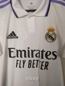 Rodrygo Real Madrid Jersey Home Football Shirt White Adidas Mens Size M