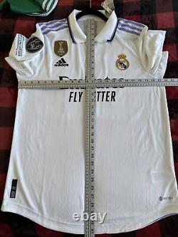 Rodrygol #21 Men's LARGE Authentic Real Madrid Home Champions League Jersey