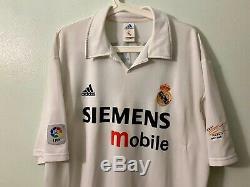 Ronaldo2002/03 Real Madrid La Liga Match Centenary Un Worn Shirt Jersey