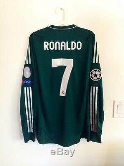 Ronaldo, 2012-13 Real Madrid Ls Away Champions League Match Un Worn Shirt