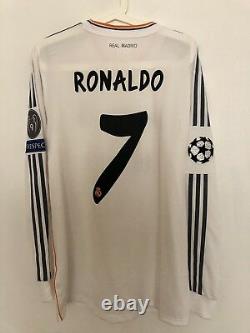 Ronaldo, 2013-14 Real Madrid Ucl Final Match Issued Un Worn Shirt Rare Juventus