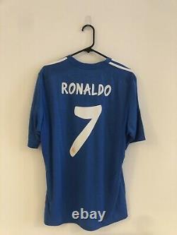 Ronaldo #7 Real Madrid 2013/14 Large Away Football Shirt Jersey Adidas BNWT