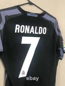 Ronaldo #7 Real Madrid 2016/17 Medium 3rd Football Shirt Jersey Adidas BNWT
