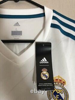 Ronaldo #7 Real Madrid 2017/18 Home Large Football Shirt Jersey Adidas BNWT