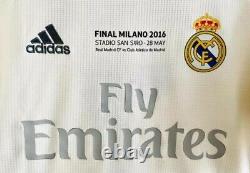Ronaldo #7 Real Madrid Cristiano 2016 Final Vs Atletico Jersey Size Medium