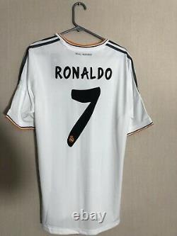 Ronaldo #7 Real Madrid Large 2013/14 Home Shirt Jersey Adidas BNWT