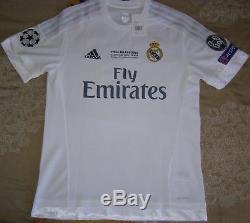 Ronaldo 7 camiseta Real Madrid shirt Champions League Final Milan 2016 jersey M