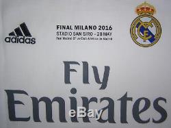Ronaldo 7 camiseta Real Madrid shirt Champions League Final Milan 2016 jersey M