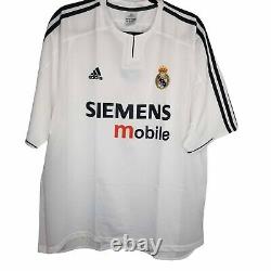 Ronaldo #9 Adidas Real Madrid Home Jersey / Shirt 2002-2004 Sz XL NWT