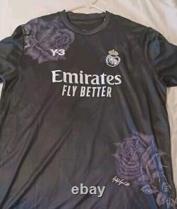 Ronaldo Black Y 3 Real Madrid Very Slim 4xl Fits Like 2xl Jersey CR7