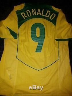 Ronaldo Brazil 2004 PLAYER ISSUE LTD EDITION Jersey Shirt Real Madrid Barcelona