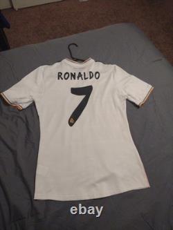 Ronaldo Formotion Player Issue 2013-2014 Real Madrid Home Jersey Adidas Size 8